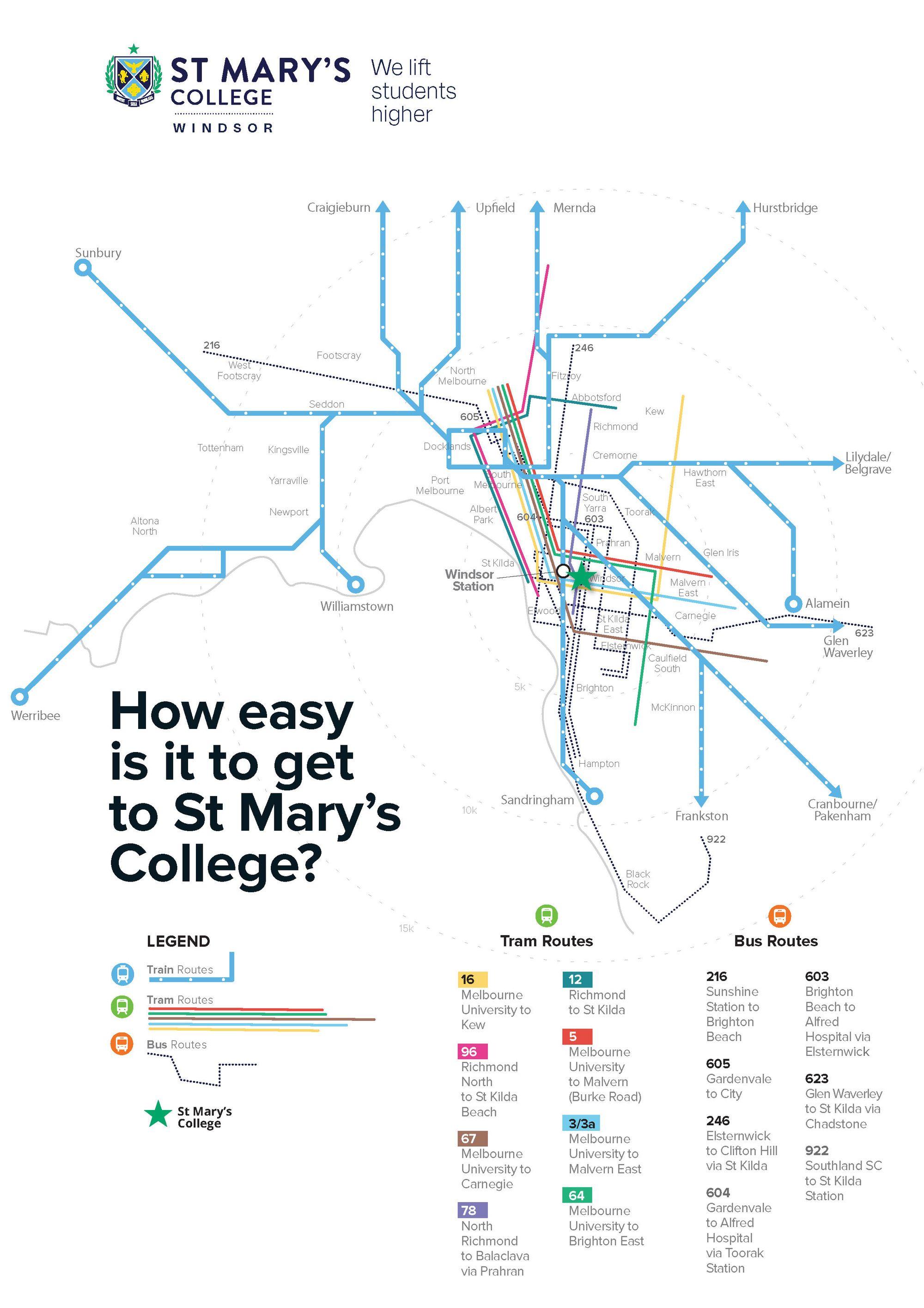 Access and Transport map guide